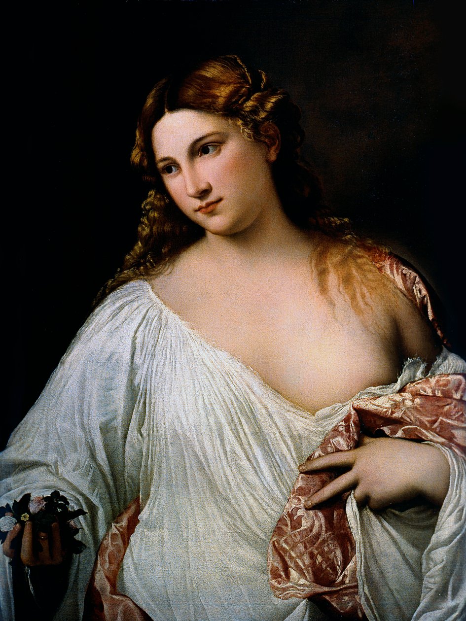 Flóra, 1515 körül alkotó: Tiziano Vecelli