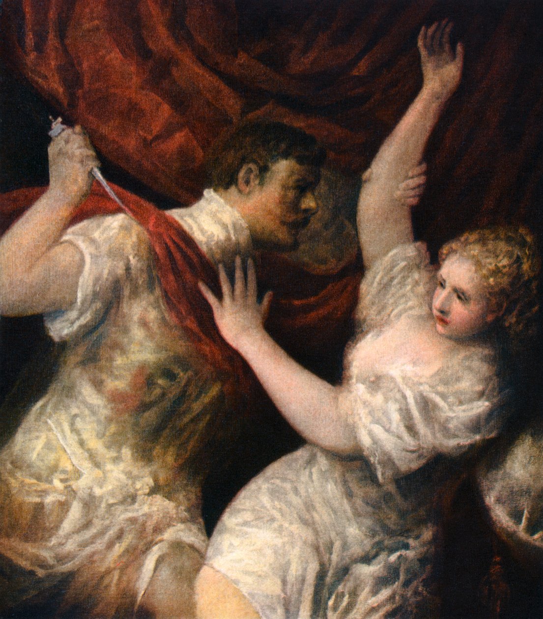 Lucretia és Tarquinius, 1560-as évek, 1937 alkotó: Tiziano Vecelli