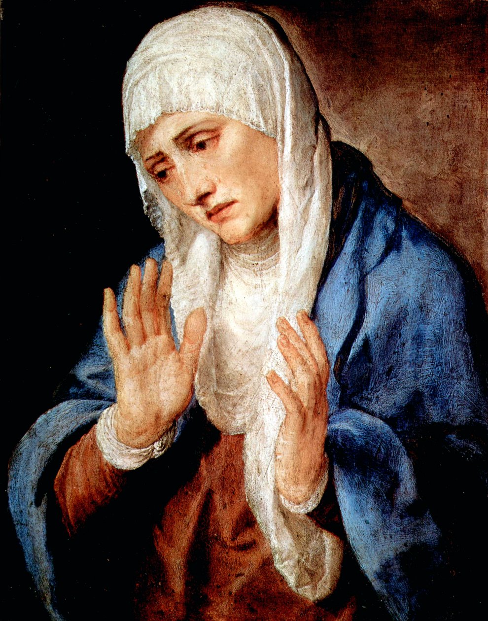 Mater Dolorosa, 1554. alkotó: Tiziano Vecelli