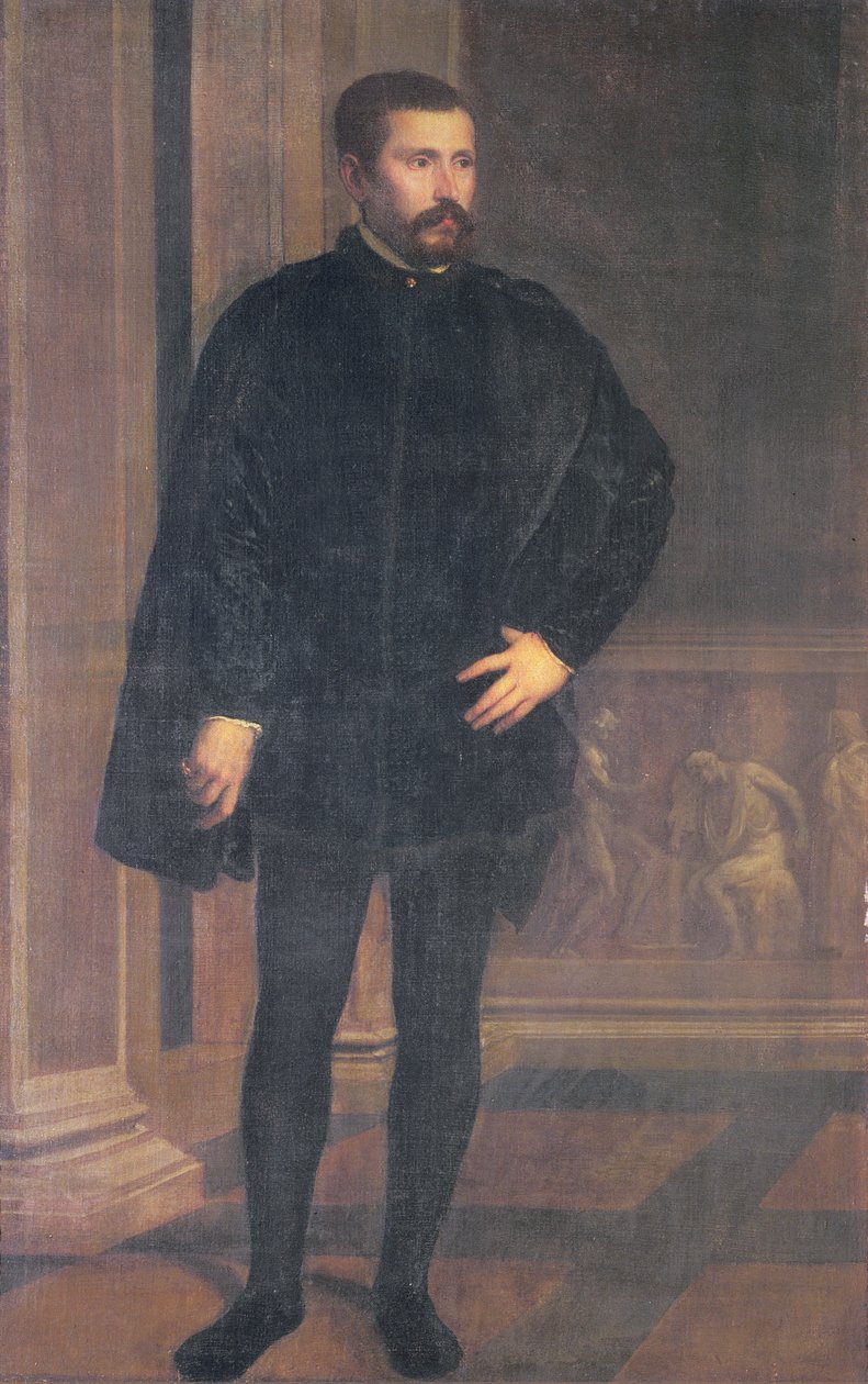 Diego Hurtado de Mendoza (1503-75), spanyol politikus portréja alkotó: Tiziano Vecelli