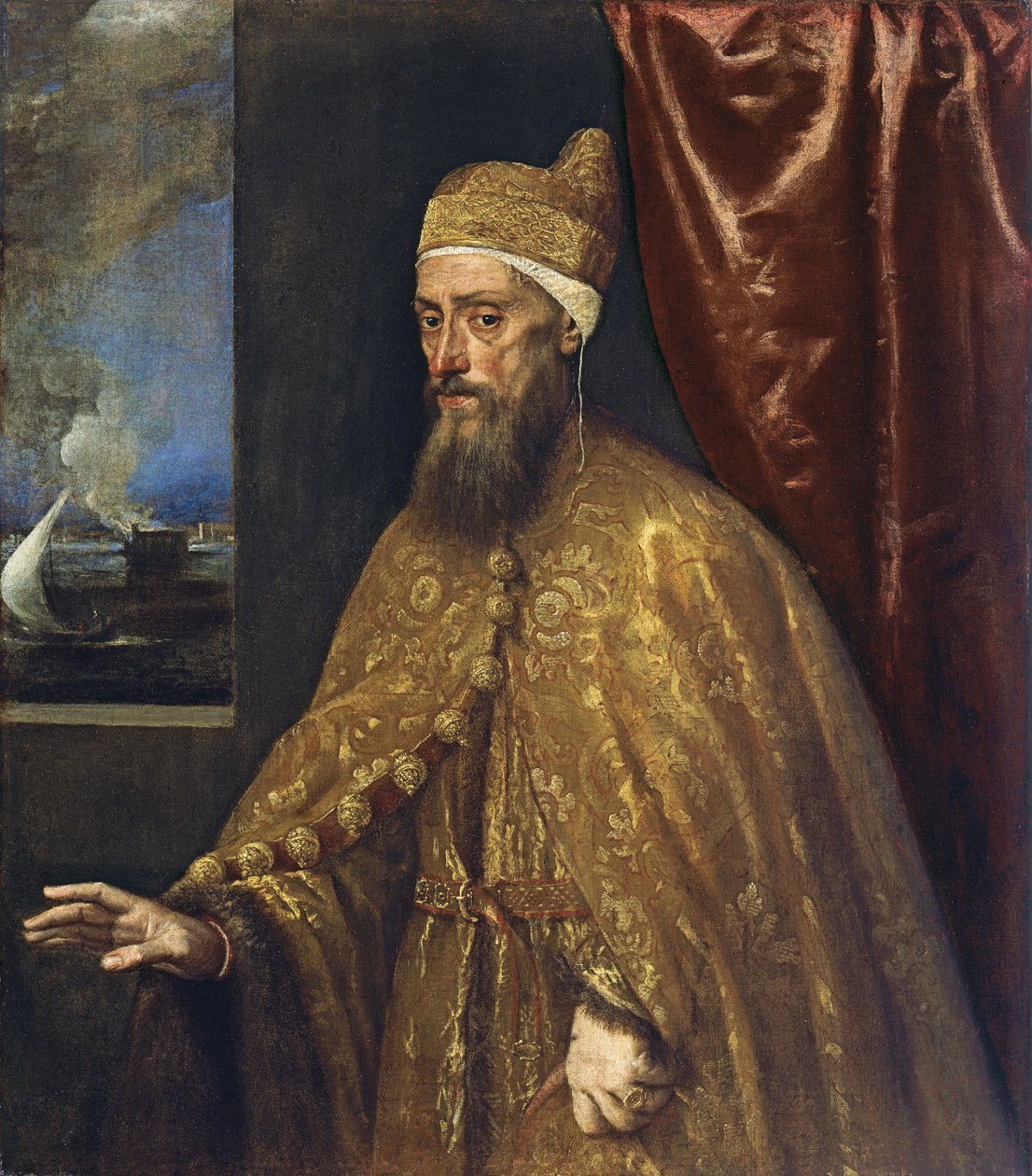 Francesco Venier dózse portréja alkotó: Tiziano Vecelli