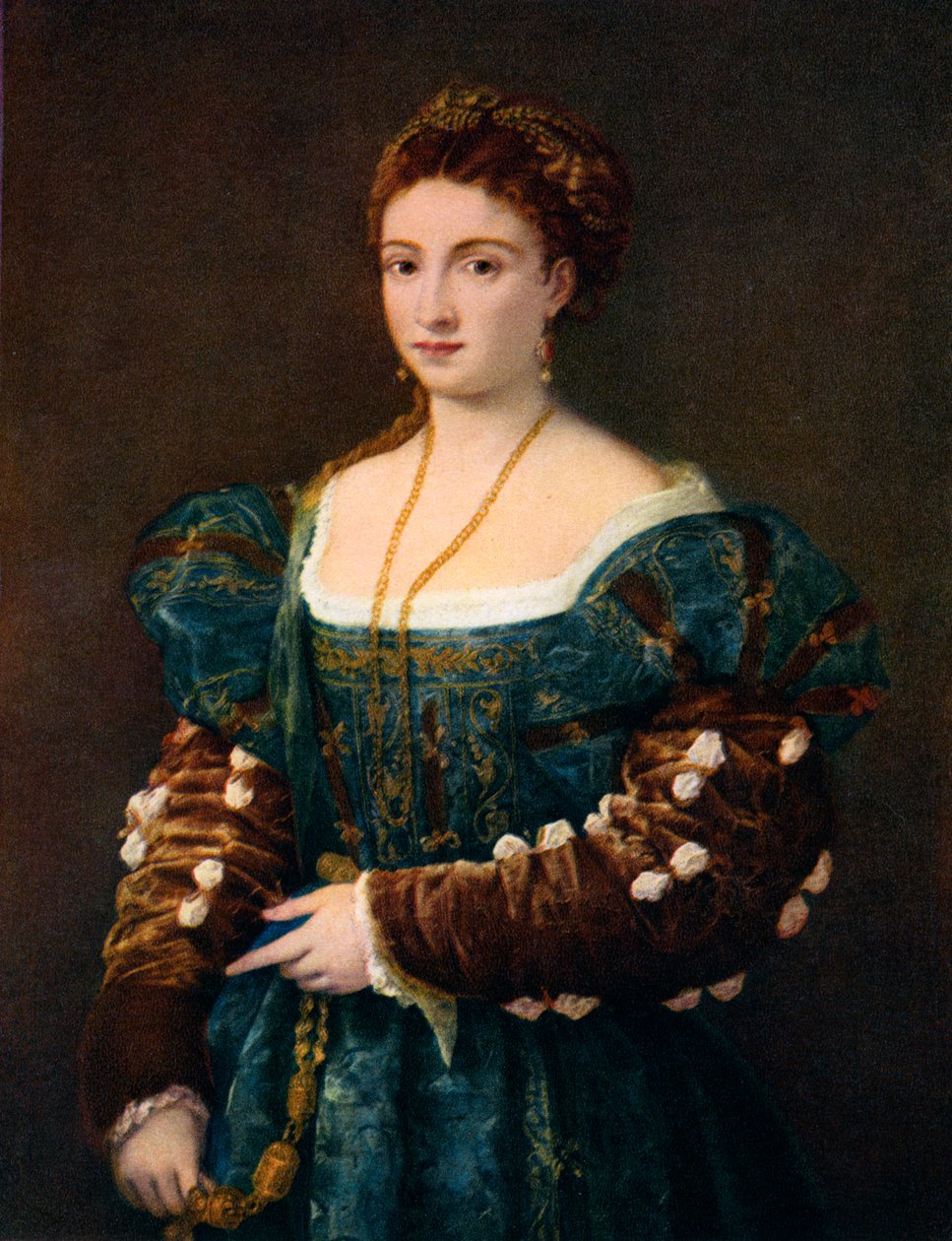 Nemesasszony portréja, vagy La Bella, c1536, 1937 alkotó: Tiziano Vecelli