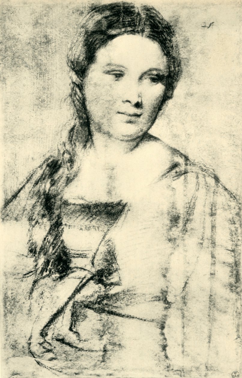Fiatal nő portréja, c1515, 1943. alkotó: Tiziano Vecelli