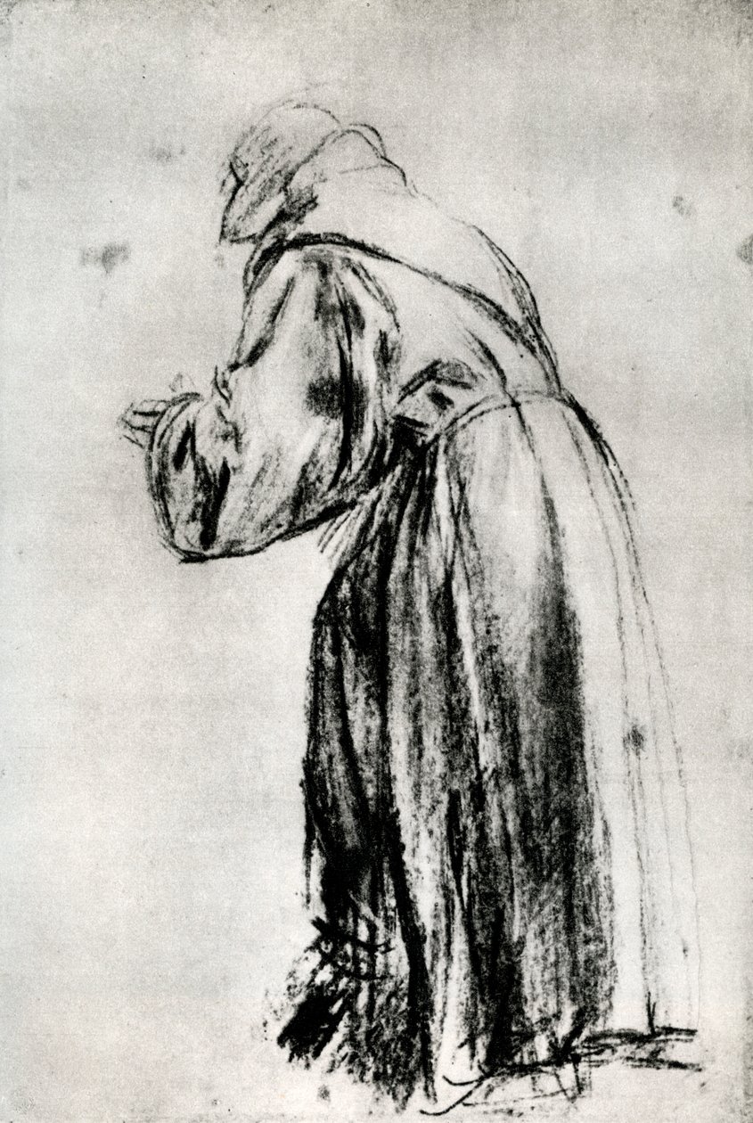 Tanulmány a Szent Bernardino számára Gritti dózse fogadalmi képében, 1535, 1937 alkotó: Tiziano Vecelli