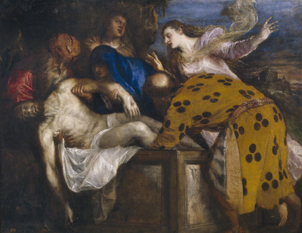 Krisztus síremléke, 1572 alkotó: Tiziano Vecelli
