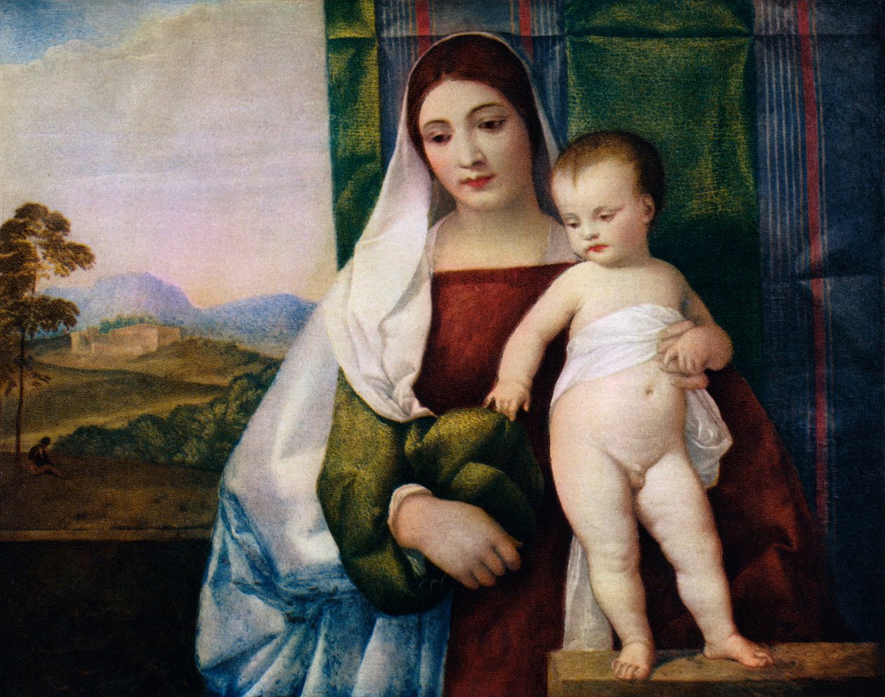 A cigány Madonna, c1510, 1937 alkotó: Tiziano Vecelli