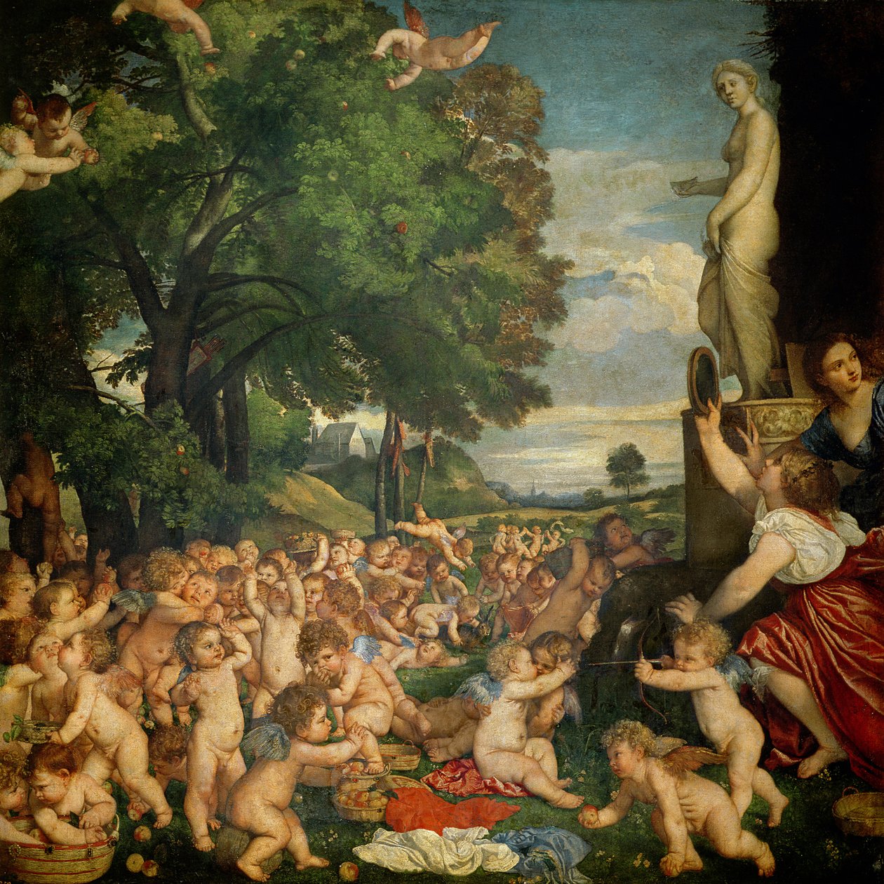 Vénusz imádata, 1519 alkotó: Tiziano Vecelli
