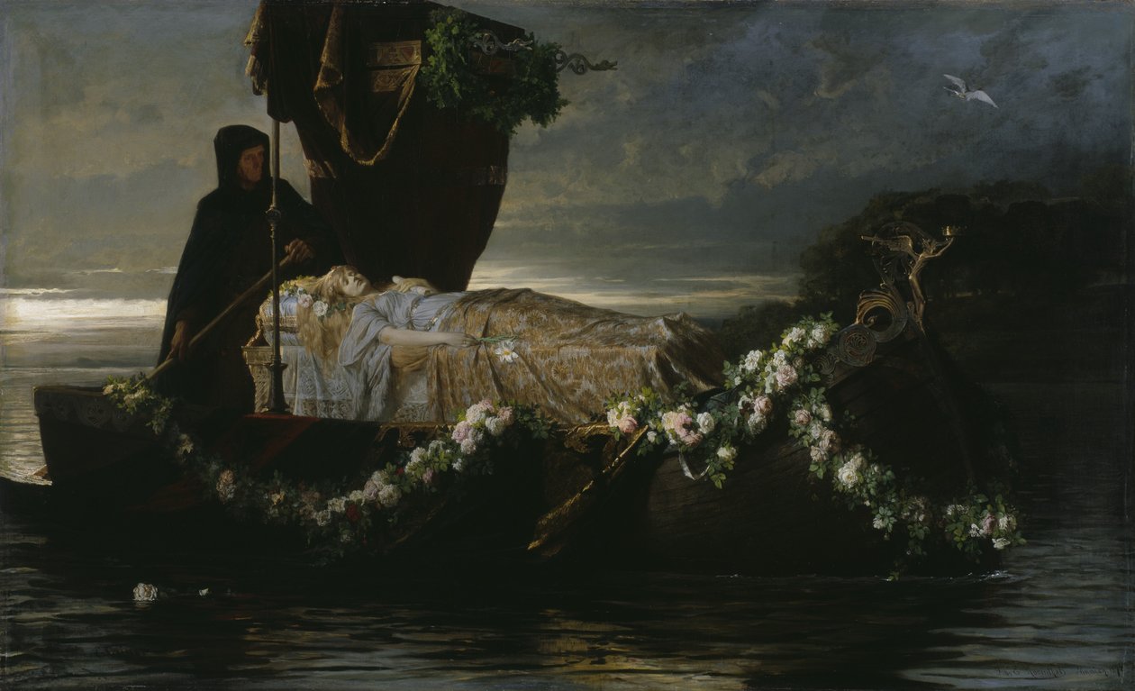 Elaine, 1874 alkotó: Toby Rosenthal