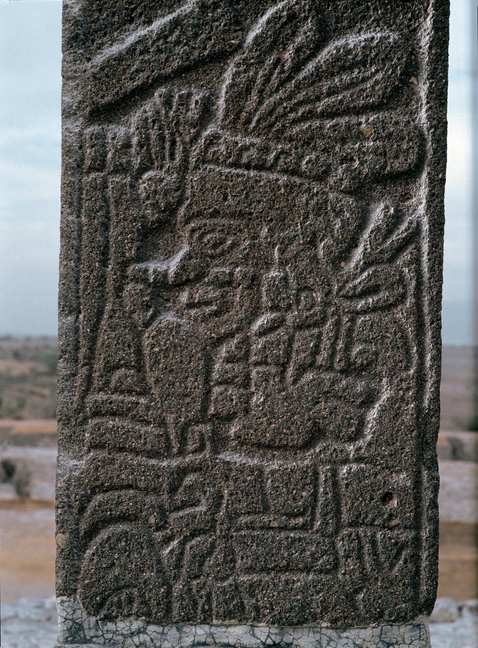 Tlahuizcalpantecuhtli templom domborműve alkotó: Toltec Toltec