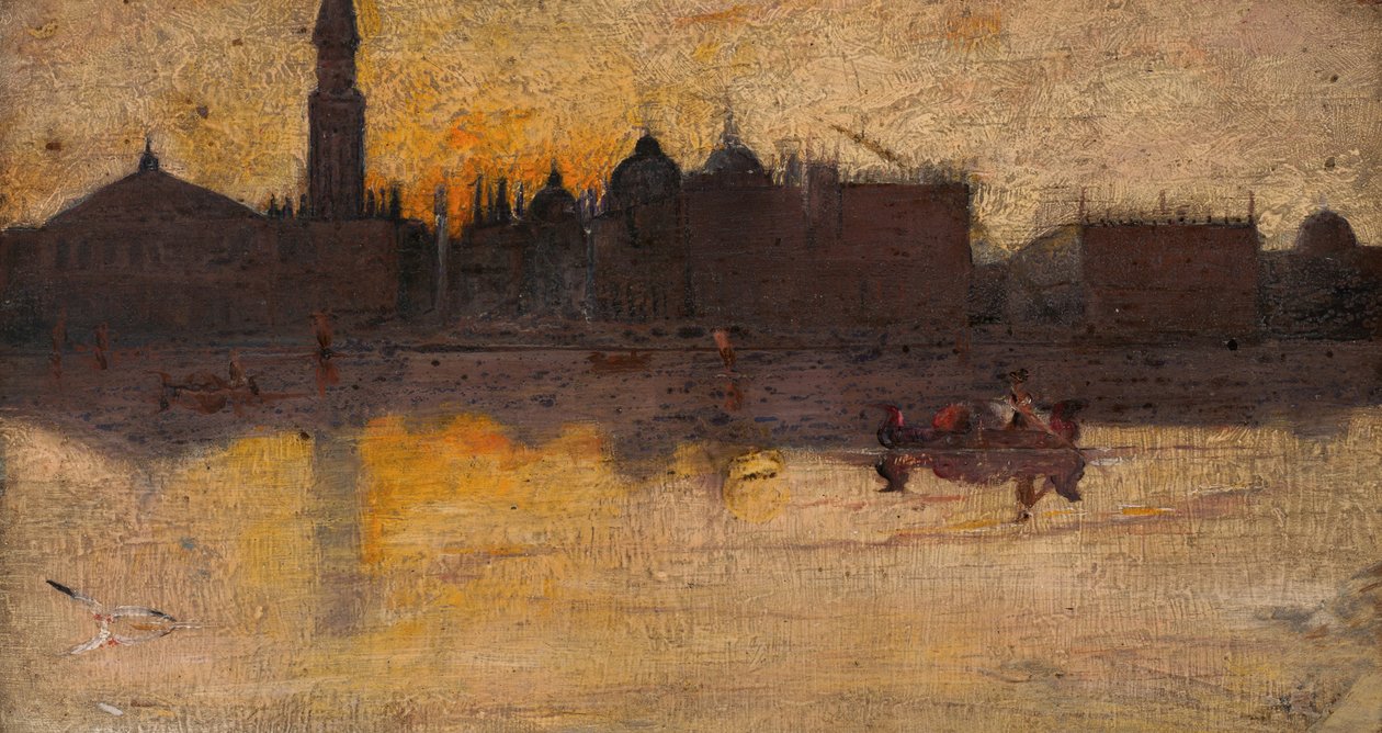 Szürke tavaszi nap, Velence alkotó: Tom Roberts