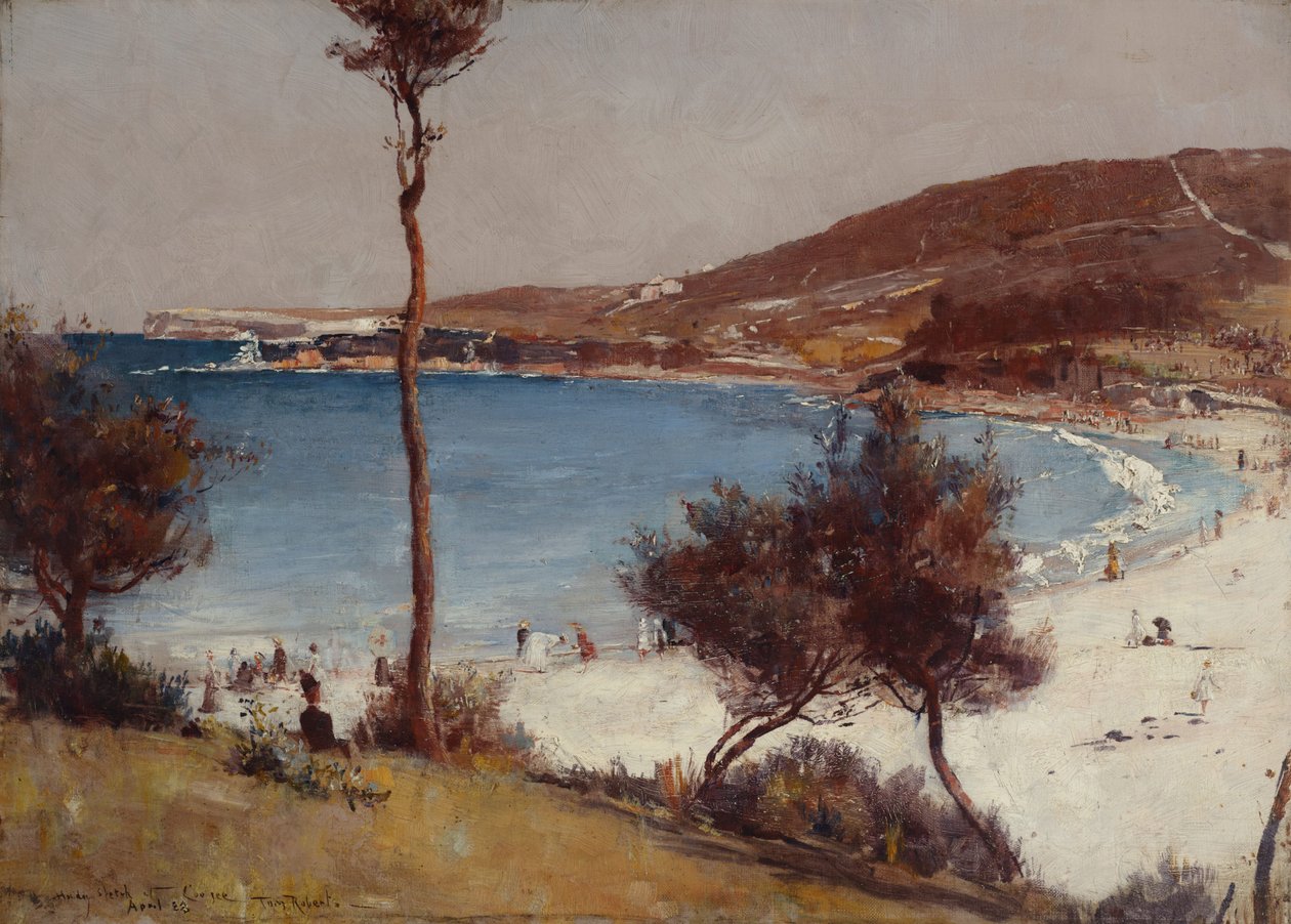 Üdülési vázlat a Coogee -n alkotó: Tom Roberts