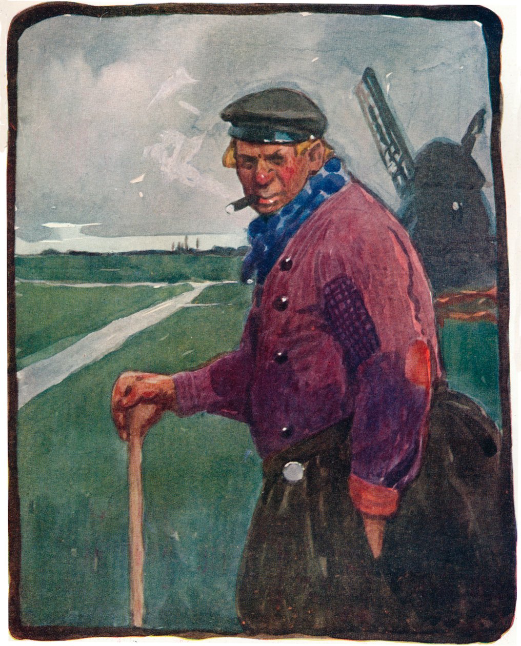 Volendamer, 19. század 1914-1915 alkotó: Tom Browne