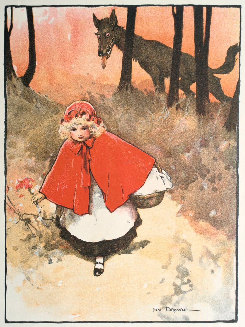 Jelenet a Piroska című filmből, 1900 alkotó: Tom Browne