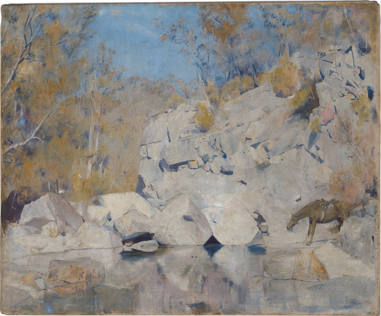 A Macintyre egyik sarkában, 1895 alkotó: Tom Roberts