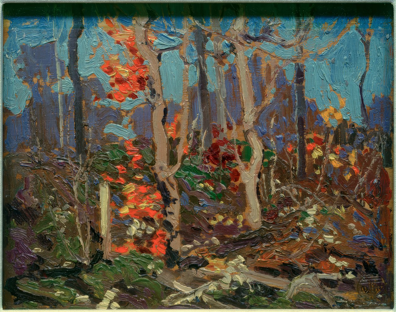 Rongyos tölgyek alkotó: Tom Thomson