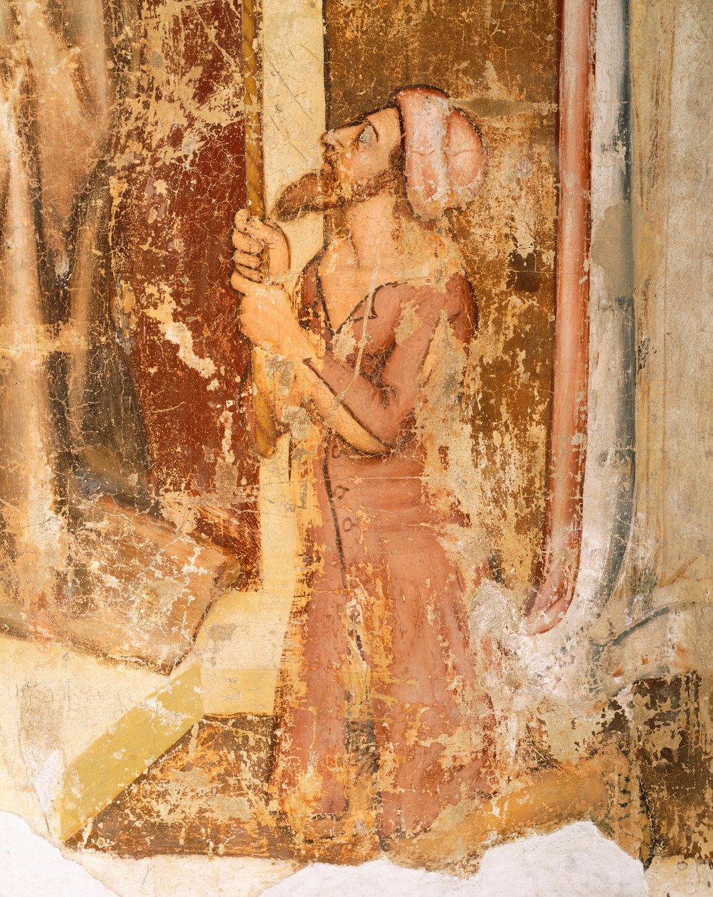 Adományozók ábrázolása, részlet Szent Romualdból, Tommaso da Modena (1326-1379), freskó, San Nicolo templom, Treviso alkotó: Tomaso da (late 15th century) Modena