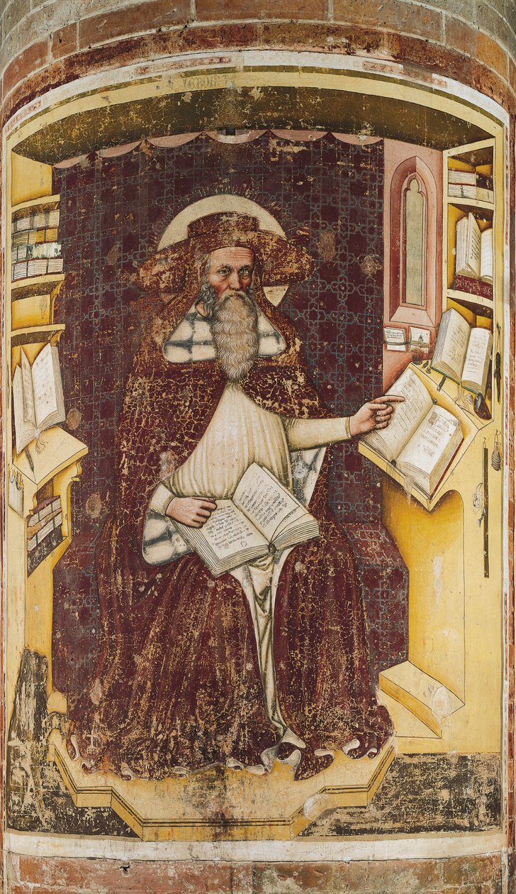 Szent Jeromos, Tommaso da Modena (1326-1379), San Nicolo-templom, Treviso alkotó: Tomaso da (late 15th century) Modena