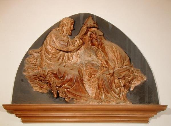 Szűz koronázása (márvány) alkotó: Tomasso (attr. to) Masaccio