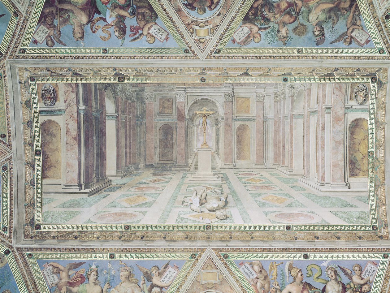 A kereszténység diadala, a Raphael szobákból alkotó: Tommaso Laureti