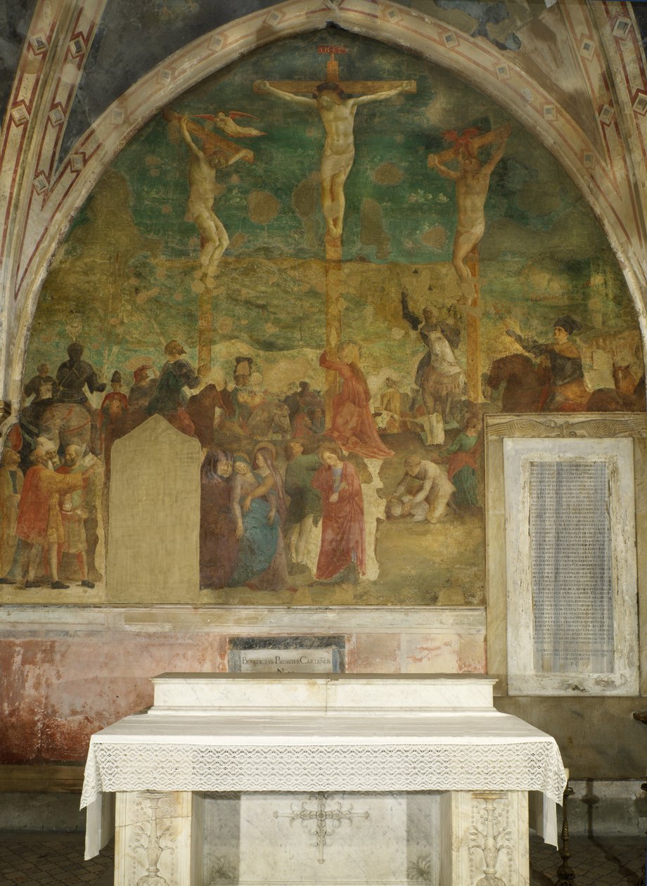 Keresztre feszítés alkotó: Tommaso Masaccio