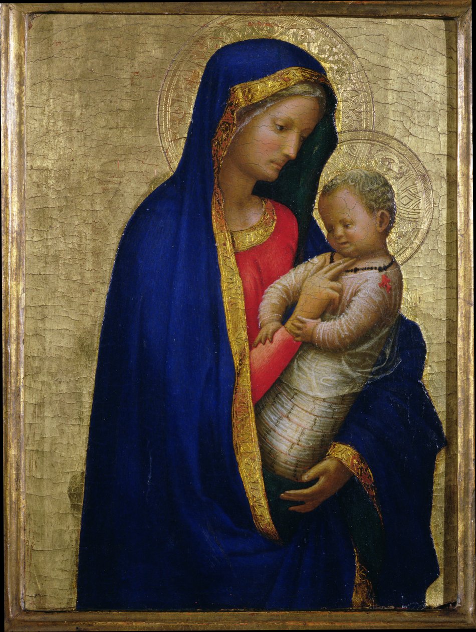 Madonna Casini (tempera és aranylevél a panelen) alkotó: Tommaso Masaccio
