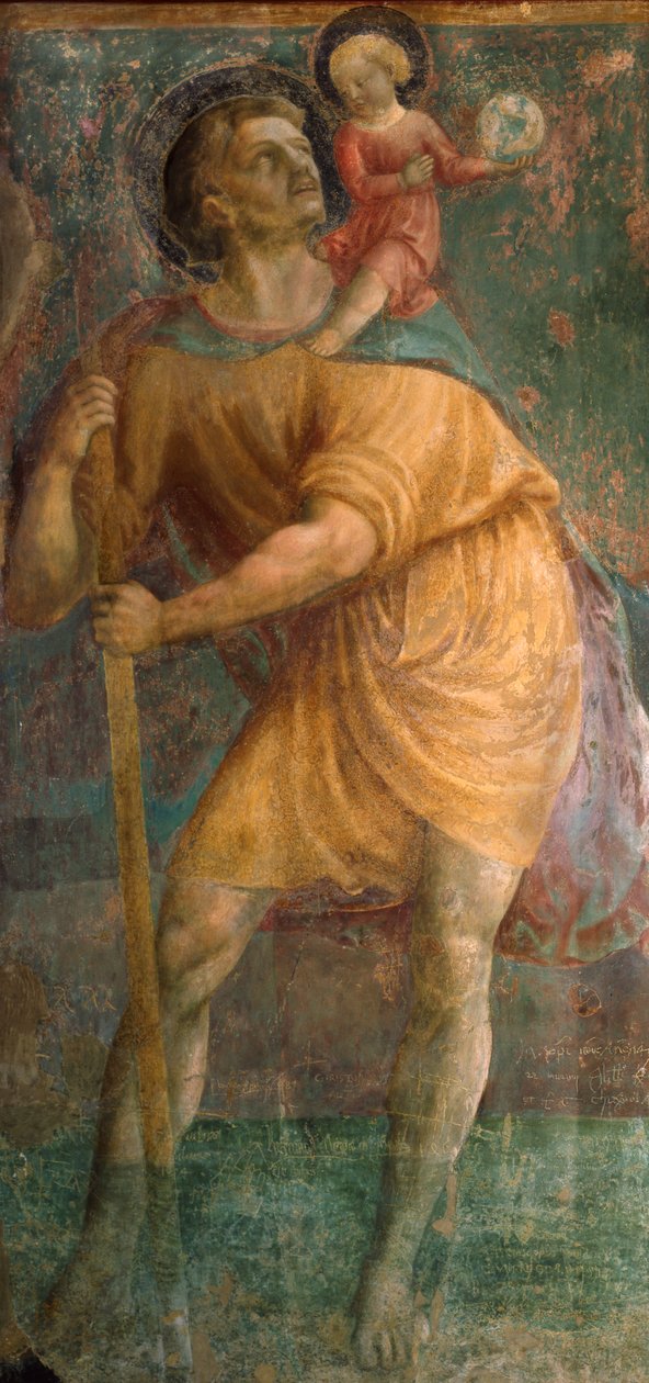 Szent Kristóf alkotó: Tommaso Masaccio