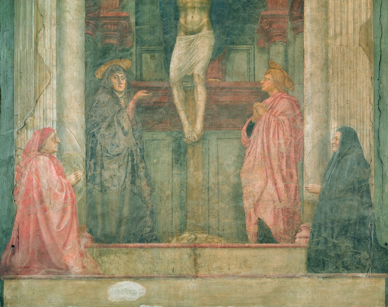 The Trinity, 1427-28 (részlet) (lásd még: 173689-91, 200125-200130) alkotó: Tommaso Masaccio