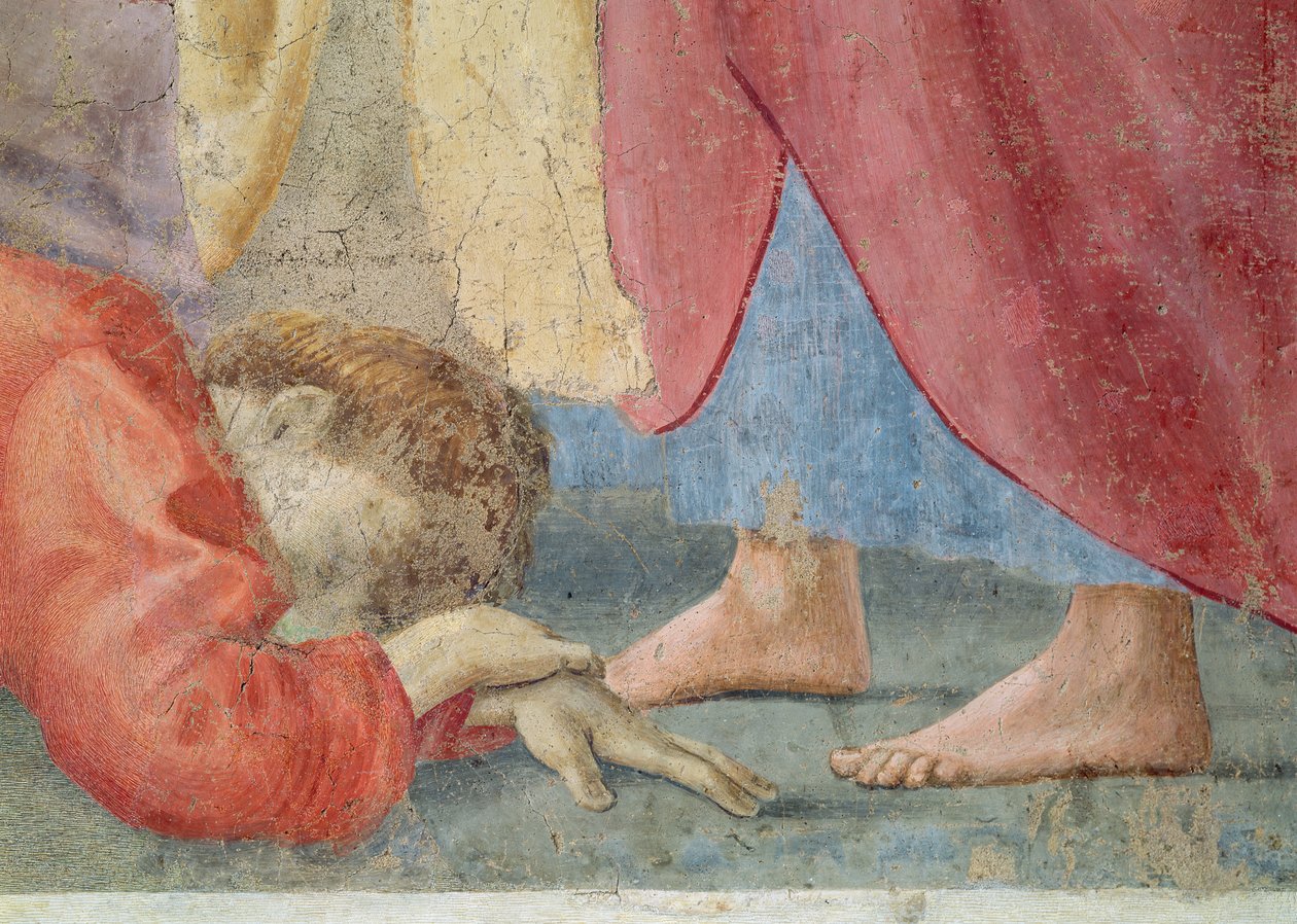 Ádám és Éva megkísértése Éva és kígyó részlete, 1427 körüli freskó lásd még 60316 62320e: Ádám és Éva megkísértésének részlete, 1427 körüli freskó lásd még 60316 és 63319 alkotó: Tommaso Masolino da Panicale