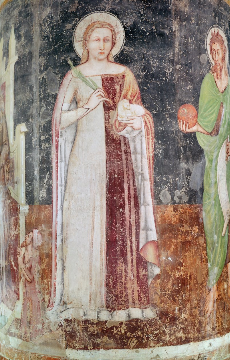 Szent Ágnes alkotó: Tommaso da Modena