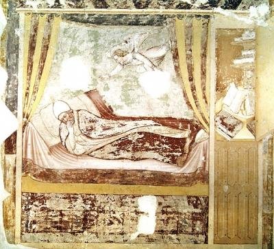 A pápa álma, Szent Orsolya életéből alkotó: Tommaso da Modena Tommaso da Modena