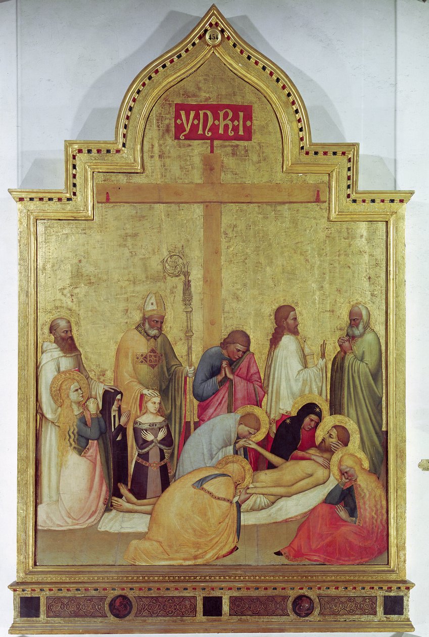 Pieta, 1365 körül (tempera a panelen) alkotó: Tommaso di Stefano Giottino