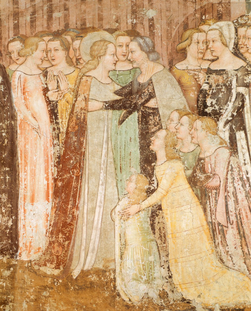 Búcsú (részlet), részlet a Szent Orsolya történeteiből alkotó: Tommaso da Modena