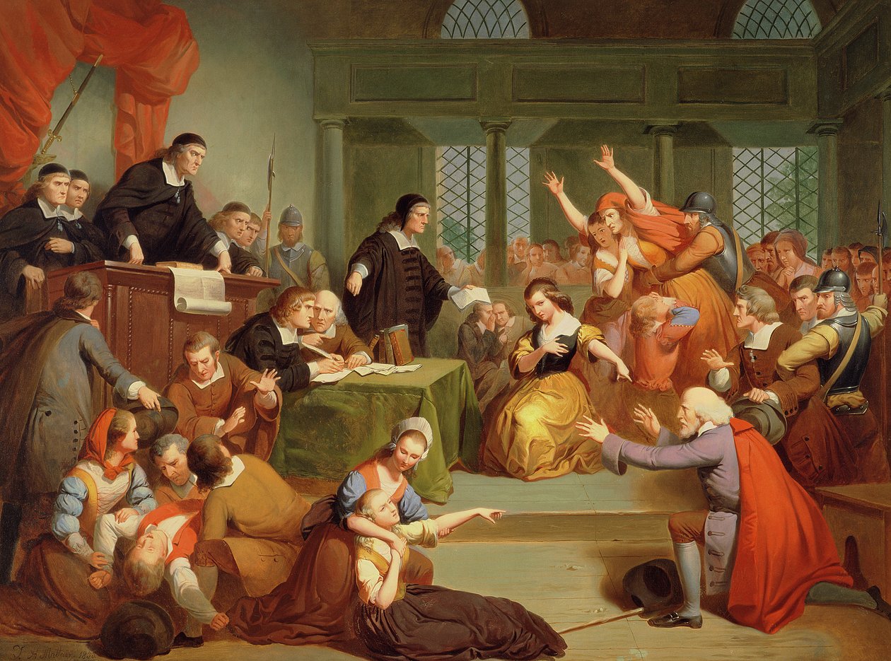 George Jacobs pere, 1692. augusztus 5. alkotó: Tompkins Harrison Matteson