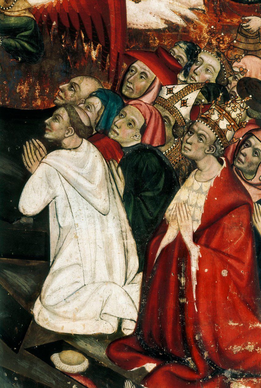 Az utolsó ítélet, a Guimera-i San Sebastian templomból származó oltárkép részlete alkotó: Tomás Giner