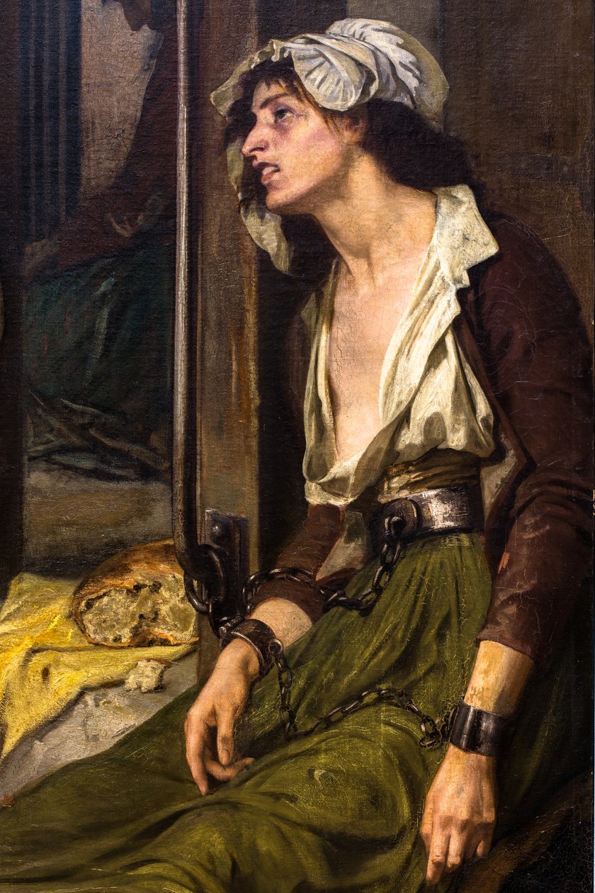 Pinel doktor kiszabadítja az elmebetegeket Salpêtrière-ben 1795-ben alkotó: Tony Robert Fleury