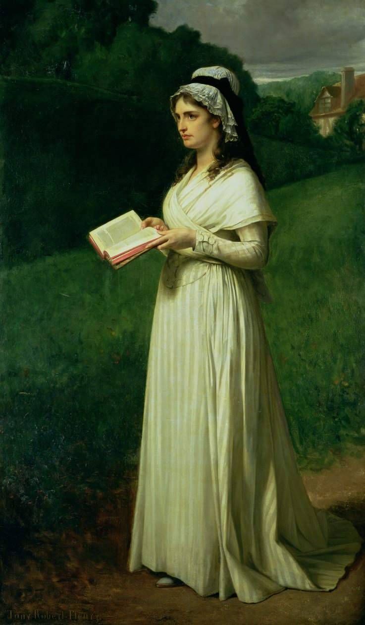 Charlotte Corday portréja alkotó: Tony Robert Fleury
