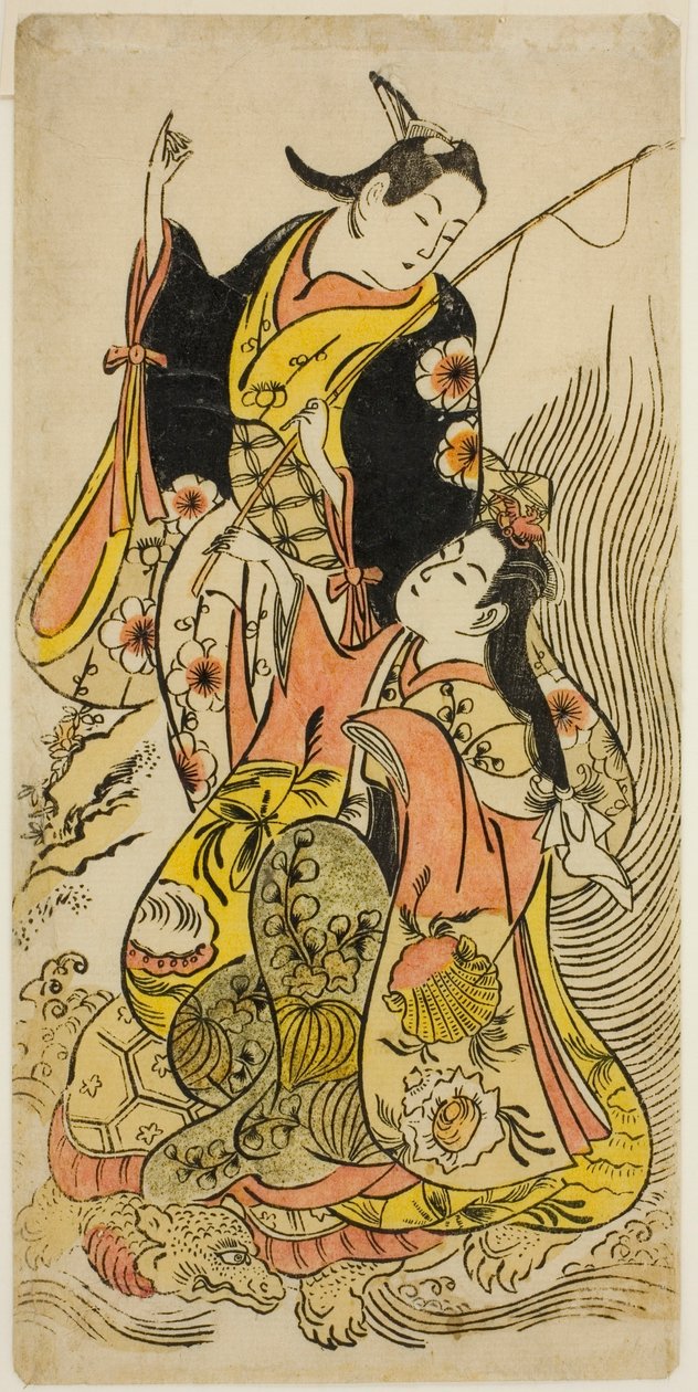 Az Urashima Taro modern változata alkotó: Torii Kiyomasu II