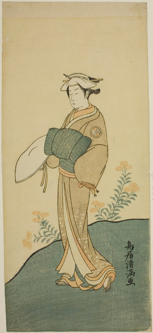 A színész Segawa Kikunojo II alkotó: Torii Kiyomitsu I