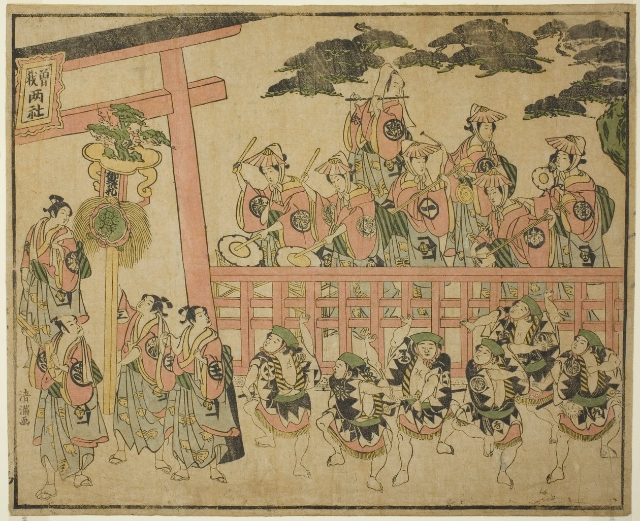 A Soga Fesztivál alkotó: Torii Kiyomitsu I