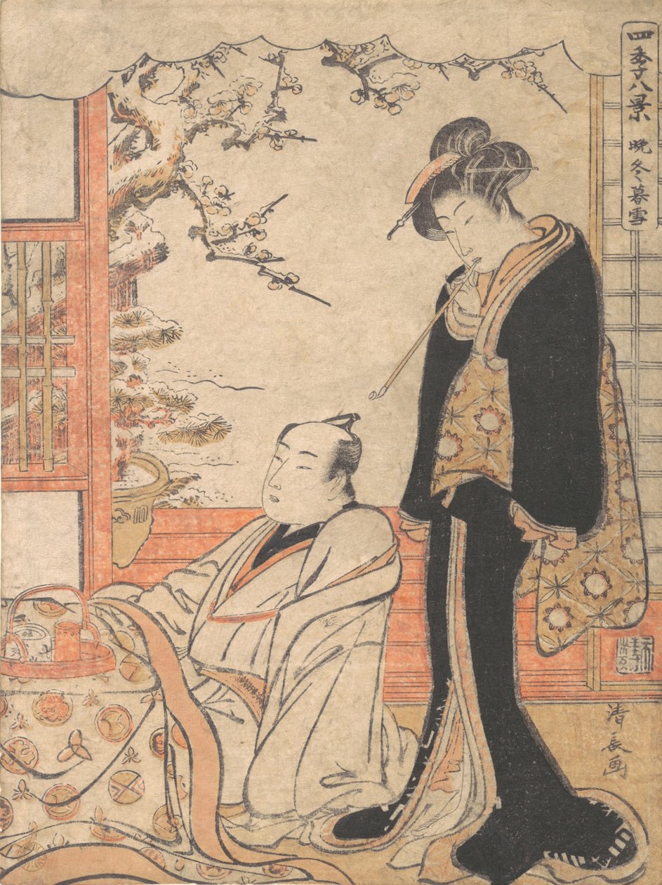 Esti hó Bantóban, kb. 1779. alkotó: Torii Kiyonaga