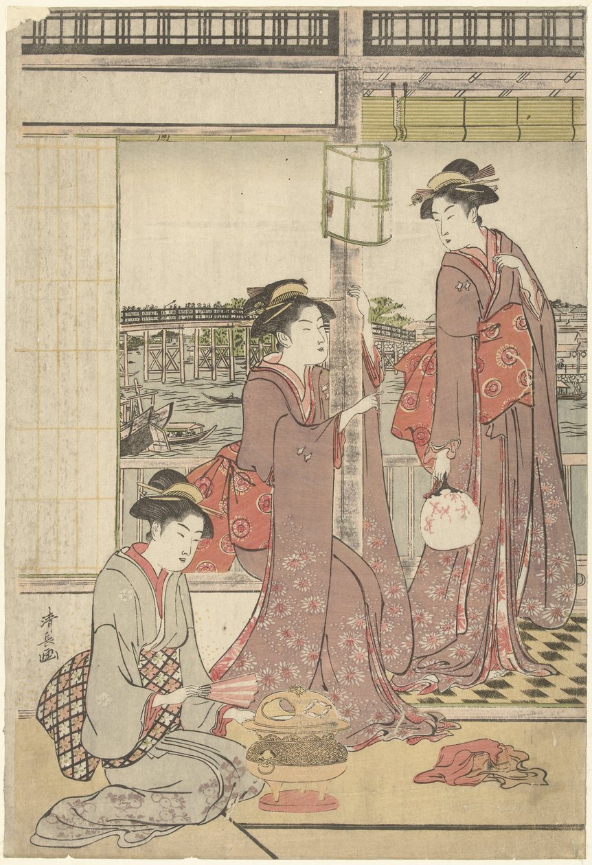 holdparti alkotó: Torii Kiyonaga