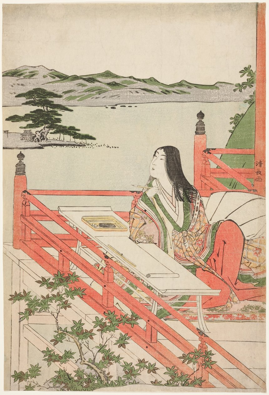 lila shikibu alkotó: Torii Kiyonaga