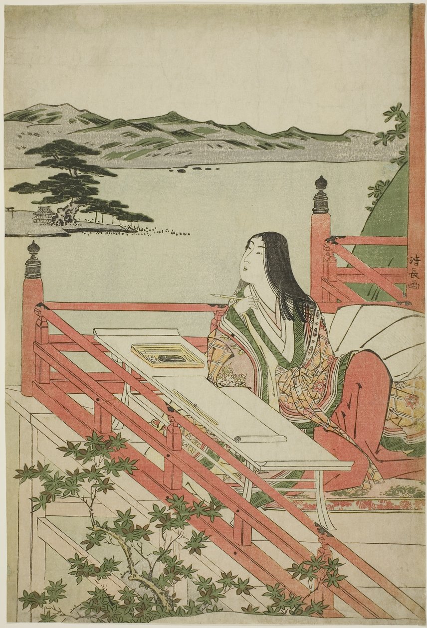 Muraszaki Shikibu, 1779-1789 alkotó: Torii Kiyonaga
