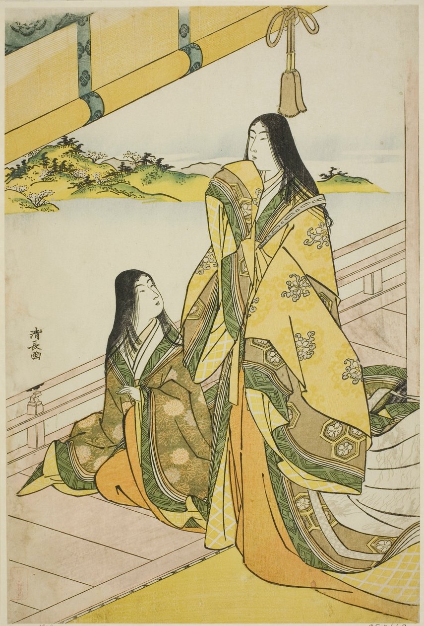 Sei Shonagon és társa, az udvarhölgyek cím nélküli sorozatából alkotó: Torii Kiyonaga
