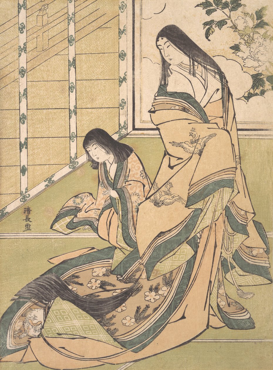 A harmadik Onna San no Miya hercegnő, kb. 1781-89. alkotó: Torii Kiyonaga