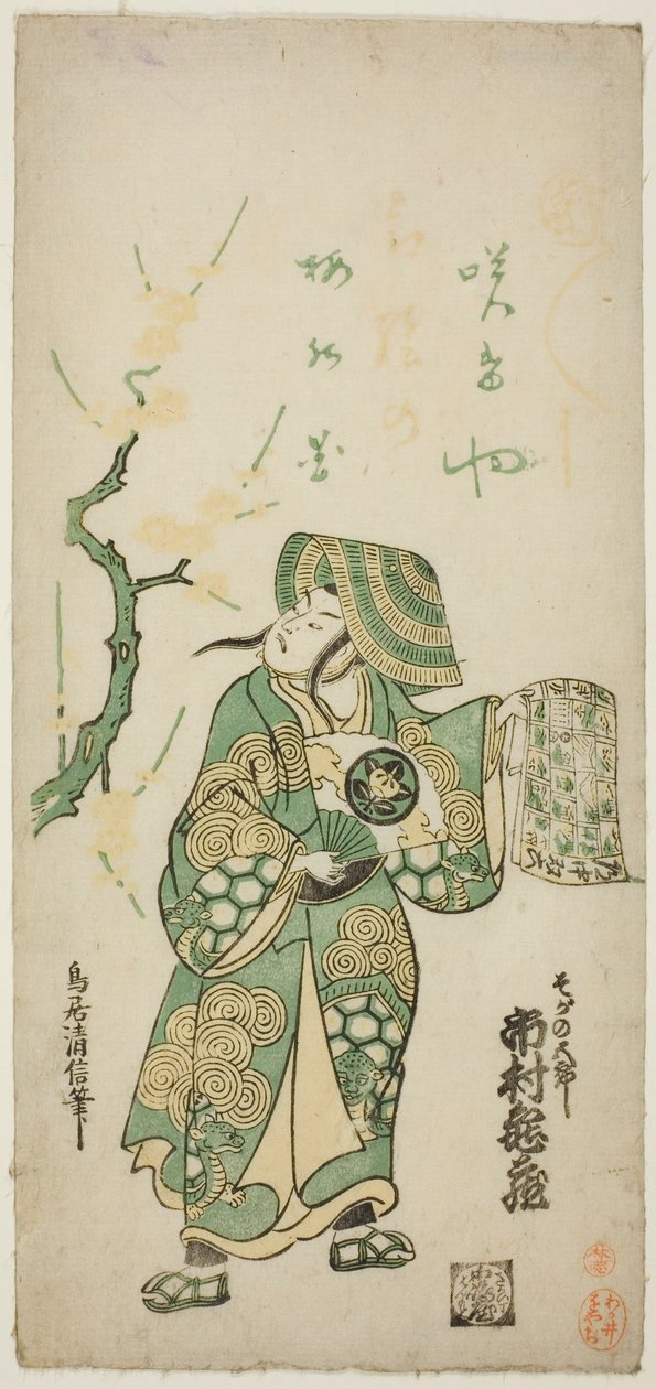 Ichimura mezo pozíciója akkor volt, amikor tagja volt. 1745 (?) alkotó: Torii Kiyonobu II