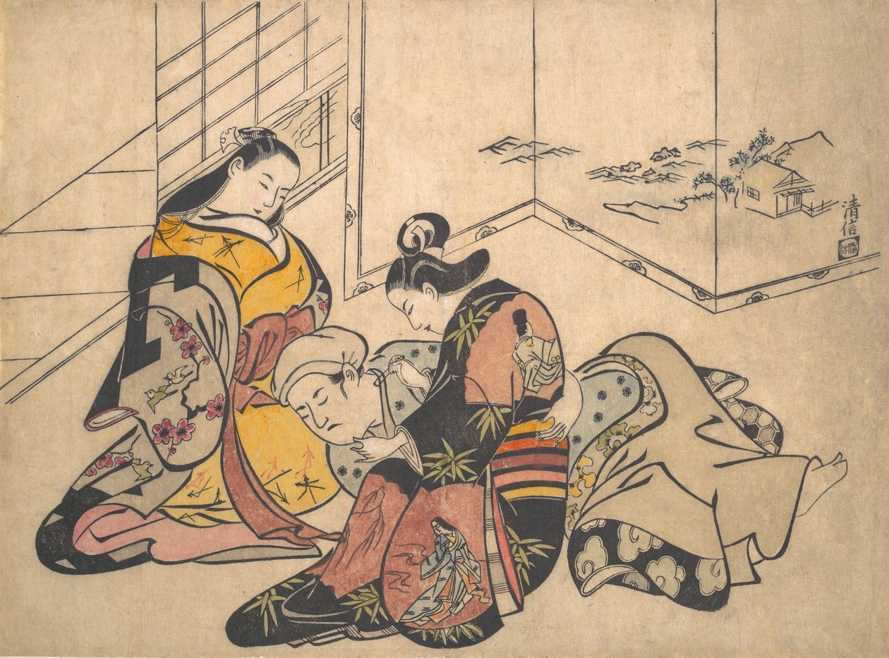 Nyomtat, 1703. alkotó: Torii Kiyonobu I