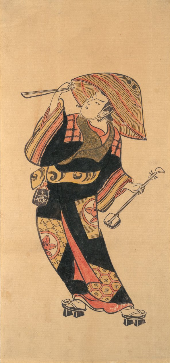 Ichimura Takenojo VIII, kb. 1720. alkotó: Torii Kiyotomo.