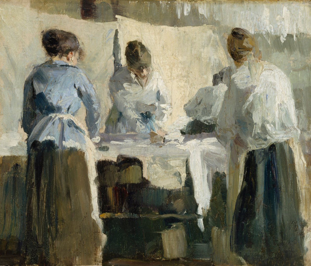 Francia női vasalás, 1889. alkotó: Torsten Wasastjerna