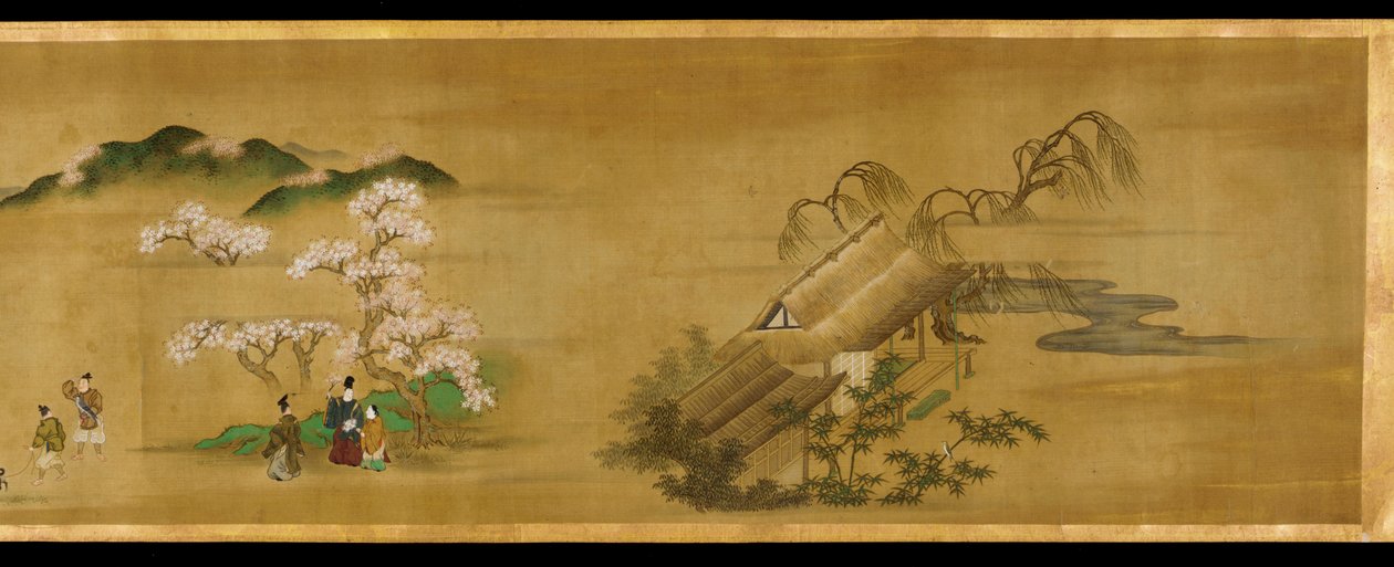 A négy évszak tájai, Edo-korszak, 17. század. alkotó: Tosa Mitsuoki
